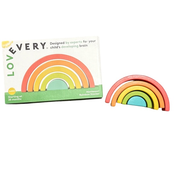 Montessori Rainbow Stacker – Lovevery - Picture 1 of 4